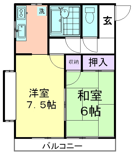セシル０１の間取り