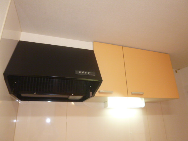 フジパレスのキッチン|キッチン上収納