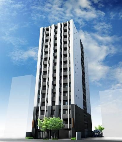 ブラン・スタイル博多の外観パース|ブラン・スタイル博多(1LDK)　外観バース