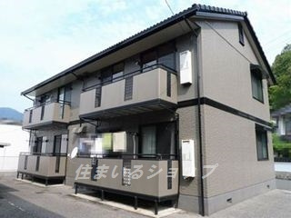 広島市安佐北区落合５丁目のアパートの外観