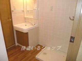 広島市安佐北区落合５丁目のアパートの洗面所