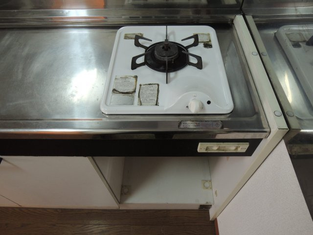 ハイムコーヤ3のキッチン|ガスコンロ1口付き【ハイムコーヤ３】