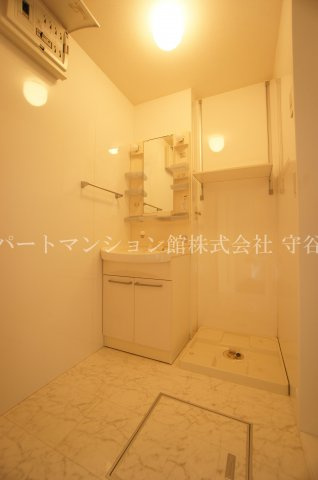 レセンテ紫峰ヶ丘Ｂの独立洗面台|反転です