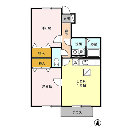 パルテールの間取り