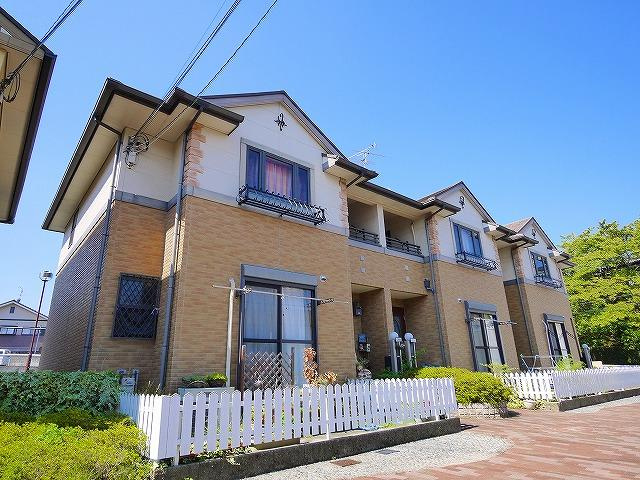 グランシャリオA（南登美ヶ丘）の外観|外観は落ち着いています