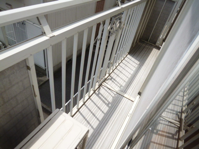 マンション西岡Ｂのバルコニー