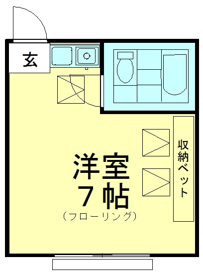 エスポワール八坂の間取り