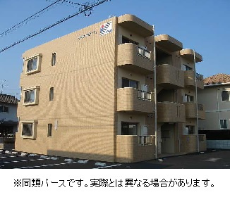 総社市三輪の賃貸マンションの外観