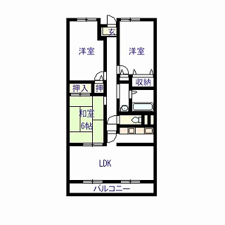 【間取り】 | クレアール小松里