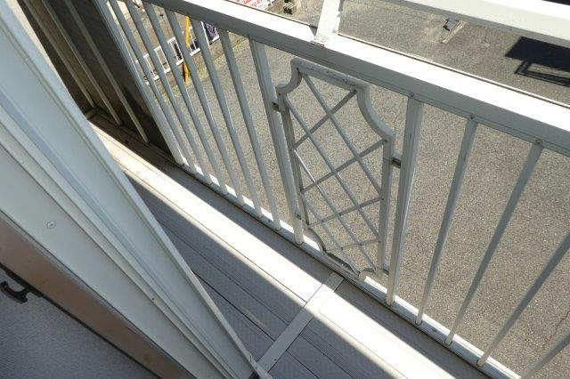 中庄サンプラザＢのバルコニー