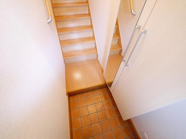 ジェルメ中山Ａの玄関|落ち着いた玄関です