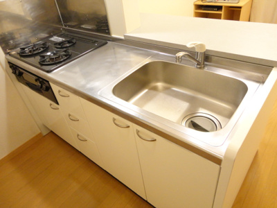 【キッチン】 | リアン | ☆ガスコンロ３口＆グリル付☆