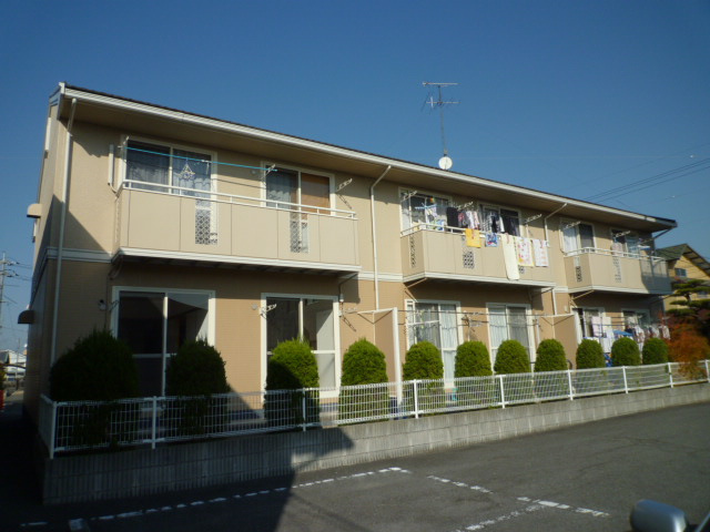 倉敷市平田のアパートの外観