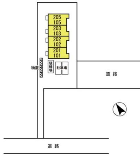 セジュールリモンの区画図