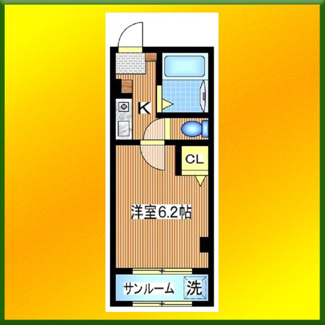 【間取り】 | コーポ柚子