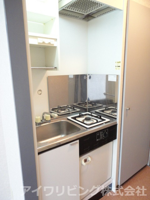 エントピア・タナカのキッチン|ガスコンロ１口付き【エントピア・タナカ】