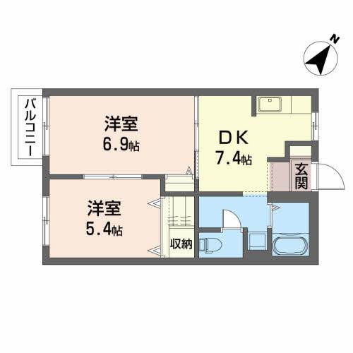 プラチディアの間取り