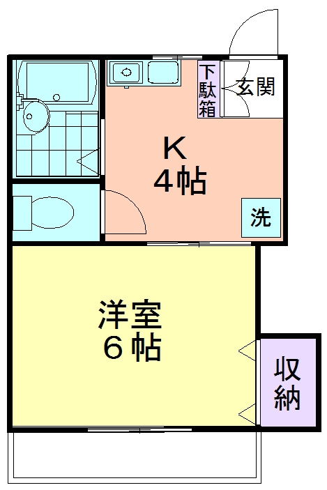 サンフラワーハイツの間取り