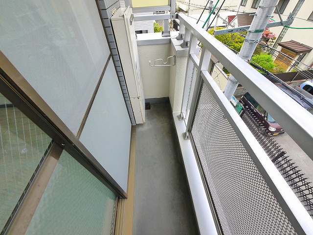 北羅マンションのバルコニー