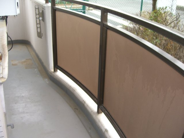 ハイブリッジソシアのバルコニー