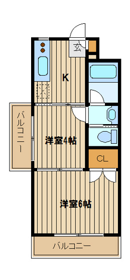 【間取り】 | サンパレス青山