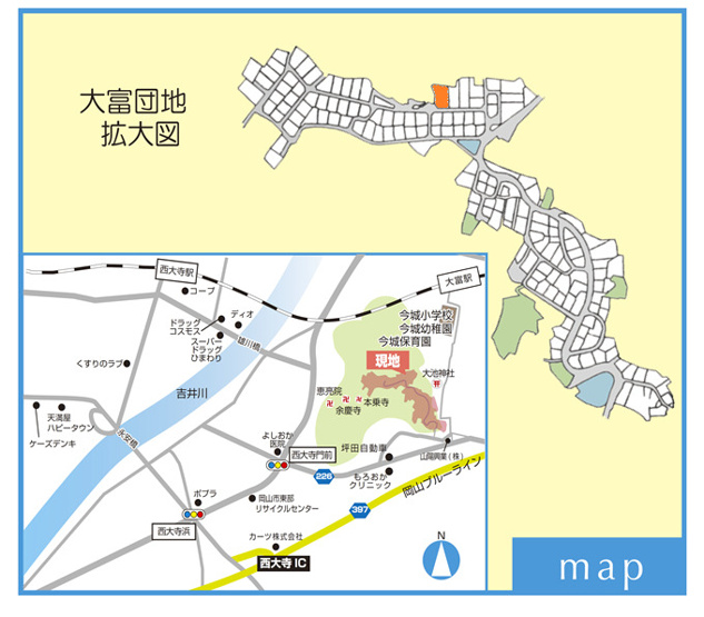 【区画図】 | 邑久町向山