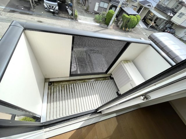 カインドネス大館のバルコニー