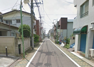 【前面道路含む現地写真】 | 大田区上池台3丁目売地4330万円前面道路1