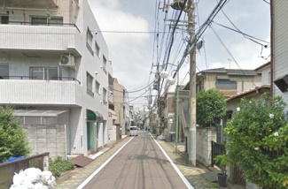 【前面道路含む現地写真】 | 大田区上池台3丁目売地4330万円前面道路2