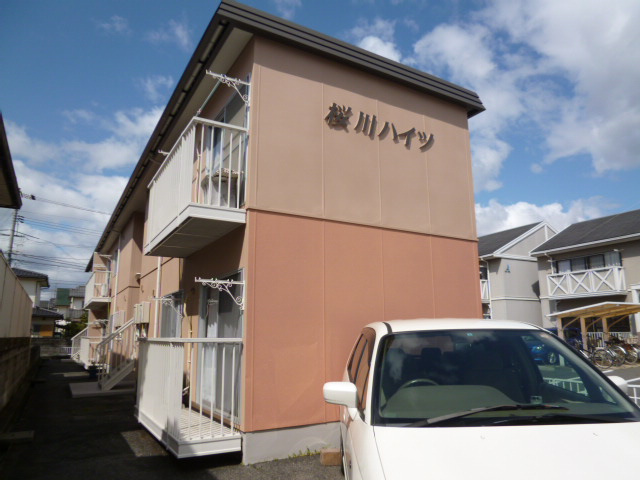 倉敷市福島のアパートの外観