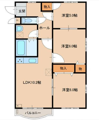 ライフステージコーワの間取り