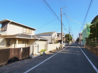 【前面道路含む現地写真】 | 大田区南久が原1丁目売地6780万円前面道路1