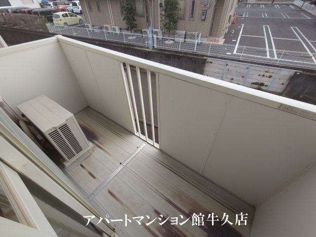 ローズレジデンスⅡのバルコニー