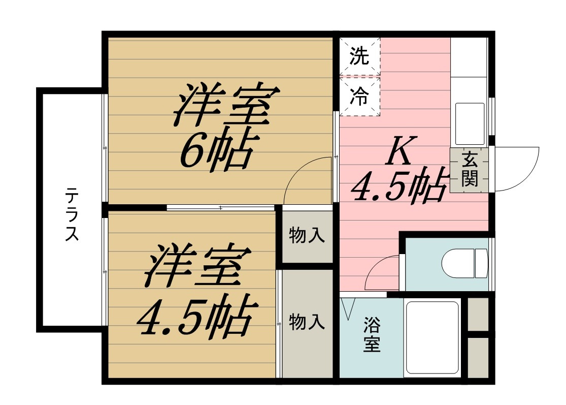 サマックス　アルテールの間取り