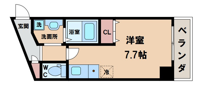 【間取り】 | ラ・ヴェルデューア茶臼山