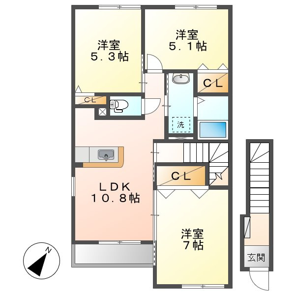 アピラの間取り