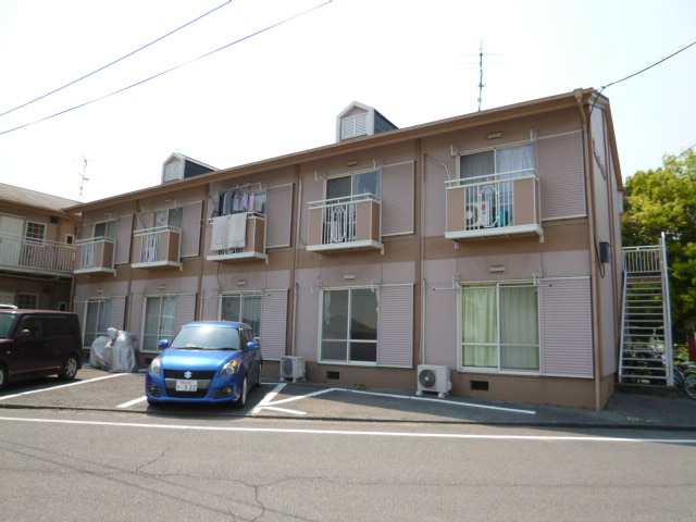 倉敷市有城のアパートの外観