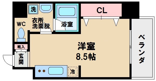 【間取り】 | ヴィレッジリバー阿倍野