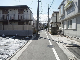 【前面道路含む現地写真】 | 目黒区五本木2丁目売地前面道路1
