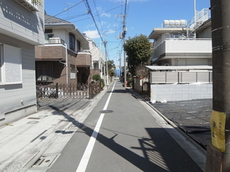 【前面道路含む現地写真】 | 目黒区五本木2丁目売地前面道路2