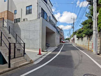 【前面道路含む現地写真】 | 目黒区中根2丁目売地8800万円前面道路