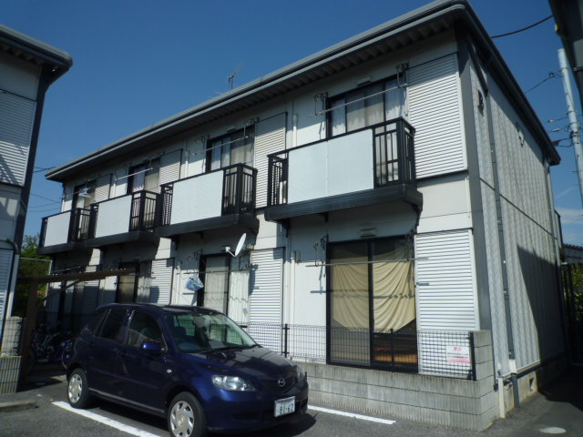倉敷市中庄のアパートの外観