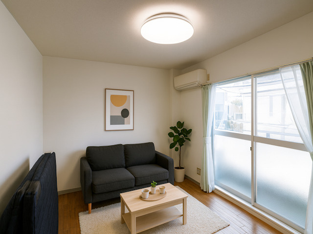 ディアコート奈良（南半田西町）の居間・リビング|CGで家具等を配置したもので家具等は含まれません。