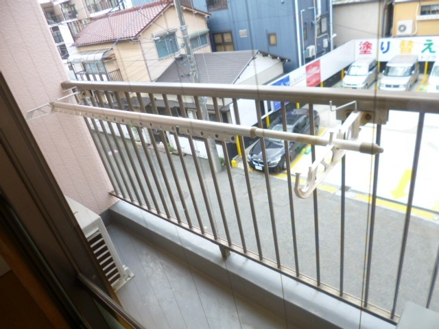 第３井田ビルのバルコニー