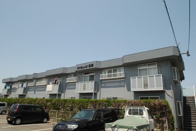 久留米市津福今町のアパートの外観