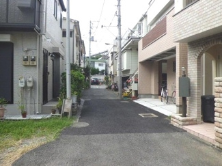 【前面道路含む現地写真】 | 渋谷区代々木5丁目売地7350万円前面道路