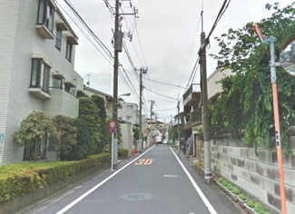 【前面道路含む現地写真】 | 目黒区原町2丁目売地5750万円前面道路1