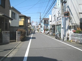 【前面道路含む現地写真】 | 品川区戸越2丁目売地4580万円前面道路2
