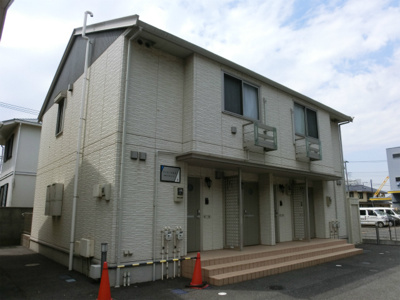 【外観】 | ファミーリエⅡ | ファミーリエⅡ　軽量鉄骨造2階建て　南西向きの物件です