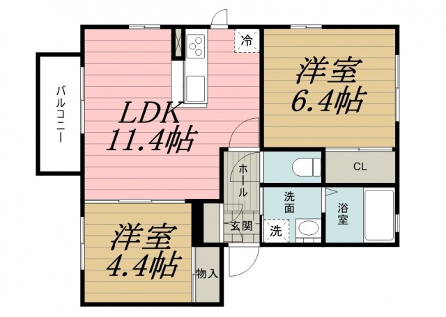 Ｋ.プランドールの間取り